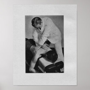 afstelling van de wervelkolom poster