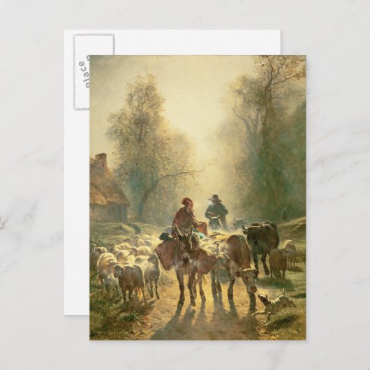 Afstelling voor marktwerking briefkaart (Voorkant / Achterkant)