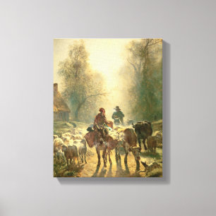 Afstelling voor marktwerking canvas afdruk