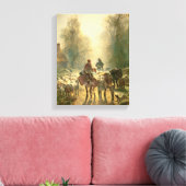 Afstelling voor marktwerking canvas afdruk (Insitu (Woonkamer))