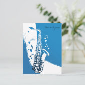 Afstemmen op Jazz Briefkaart (Staand voorkant)