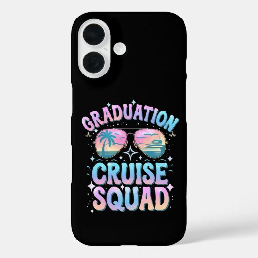 Afstudeer Cruise Bemanning Cruiseschip Retro Case-Mate iPhone Case (Achterkant)