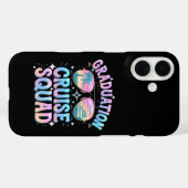Afstudeer Cruise Bemanning Cruiseschip Retro Case-Mate iPhone Case (Achterkant (horizontaal))