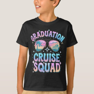 Afstudeer Cruise Bemanning Cruiseschip Retro T-shirt