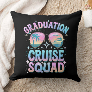 Afstudeer Cruise Squad Vaartuig Retro Kussen