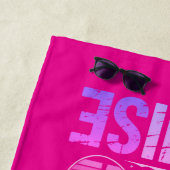 Afstudeer Cruise Strandhanddoek Strandlaken (In situ)