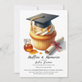 Afstudeer Cupcake Brunch Feest Kaart