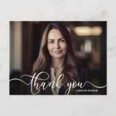 Afstudeer Dankjewellkaart 2 Foto Briefkaart (Voorkant)