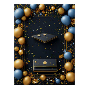 Afstudeer decoratieve opstelling perfect poster