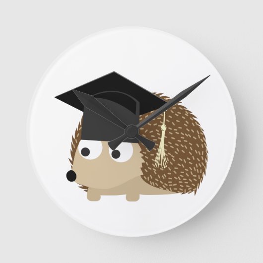 Afstudeer egel ronde klok (Voorkant)