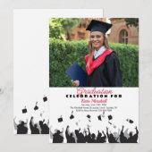 Afstudeer Foto Uitnodiging (Voorkant / Achterkant)