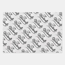 Afstudeer Inpakpapier Set – Script “Graduate”