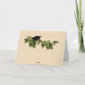 Afstudeer Ivy Dankkaart Bedankkaart (Achterkant)