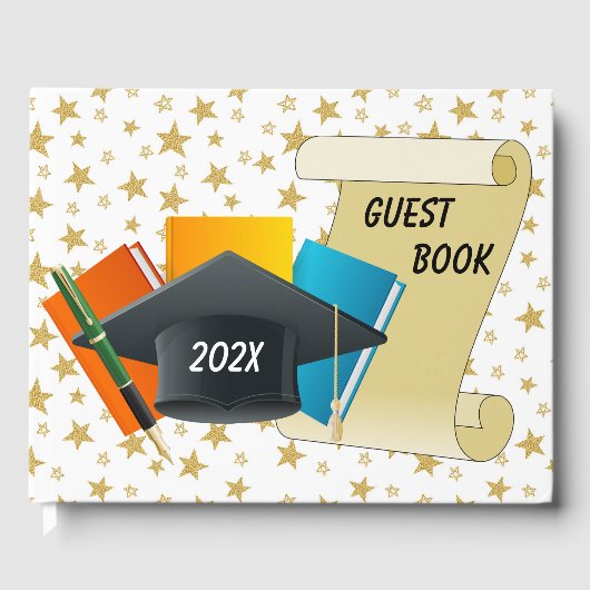 Afstudeer Jaar Feest Gastenboek (Voorkant)
