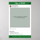 Afstudeer Kader Feest Prop Foto Booth Poster (Voorkant)