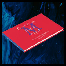 Afstudeer Monogram Blozend Rood Wit Blauw Aanmeldi