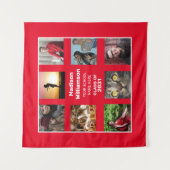 Afstudeer Tapijt 8 Foto Collage Klas Van Jaar Wandkleed (Voorkant)