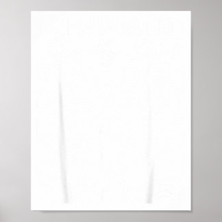 Afstudeer teken shirt grappig afstuderen senior poster