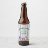 Afstudeer Tuinfeest Bier Etiket (Voorkant)