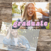 Afstudeer typografie foto QR-code sociale media Kaart