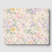 Afstudeer wilde bloemen gastenboek (Achterkant)