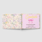 Afstudeer wilde bloemen gastenboek (Volledig)