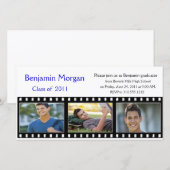 Afstudeeraankondiging Fotokaart Filmstrip (Voorkant / Achterkant)