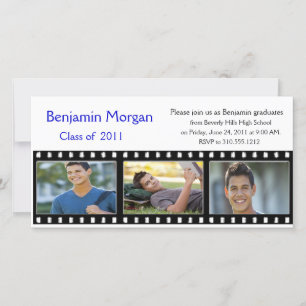 Afstudeeraankondiging Fotokaart Filmstrip