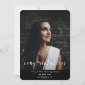 Afstudeeraankondiging Kaart (Achterkant)