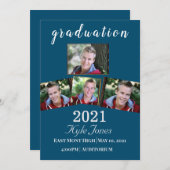 Afstudeeraankondiging Kaart (Voorkant / Achterkant)