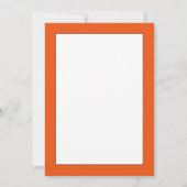 Afstudeeraankondiging Oranje Kaart (Achterkant)