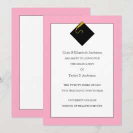 Afstudeeraankondiging Roze Kaart