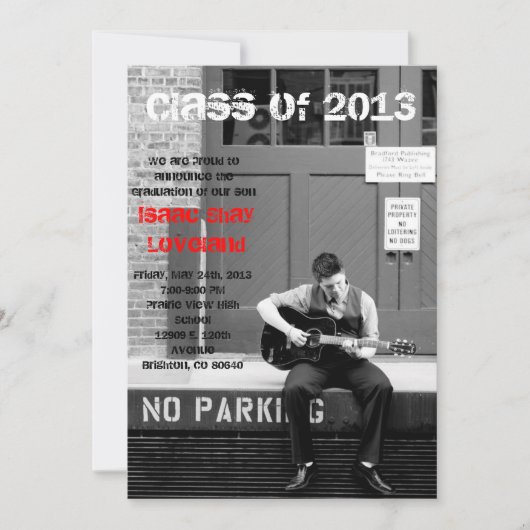 Afstudeeraankondigingen Aankondiging (Voorkant)