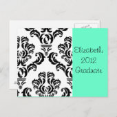 Afstudeeraankondigingen Aankondigingskaart (Voorkant / Achterkant)