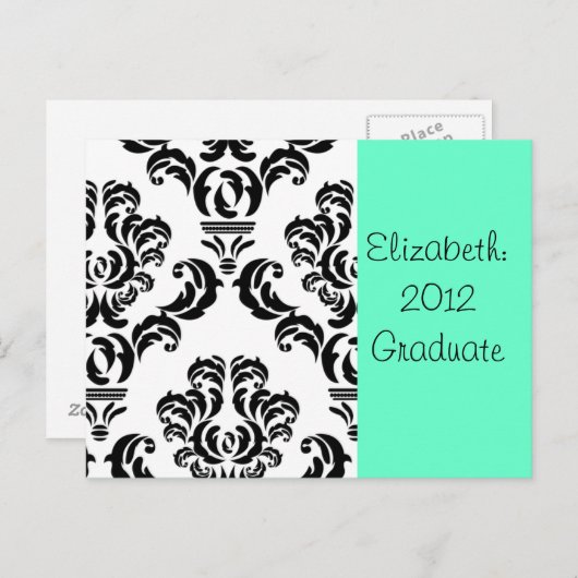  Afstudeeraankondigingen Aankondigingskaart (Voorkant / Achterkant)