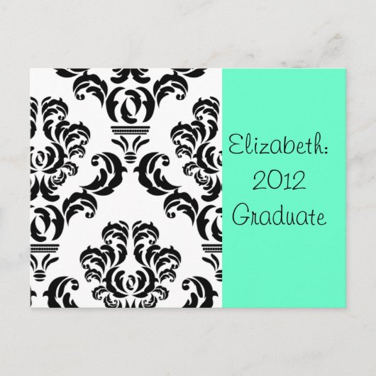 Afstudeeraankondigingen Aankondigingskaart (Voorkant)