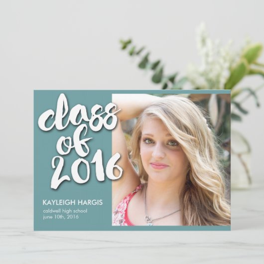  Afstudeeraankondigingen | AFSTUDEREN Aankondiging (Staand voorkant)