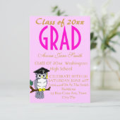 Afstudeeraankondigingen Kaart (Staand voorkant)