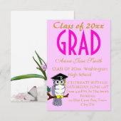 Afstudeeraankondigingen Kaart (Voorkant / Achterkant)