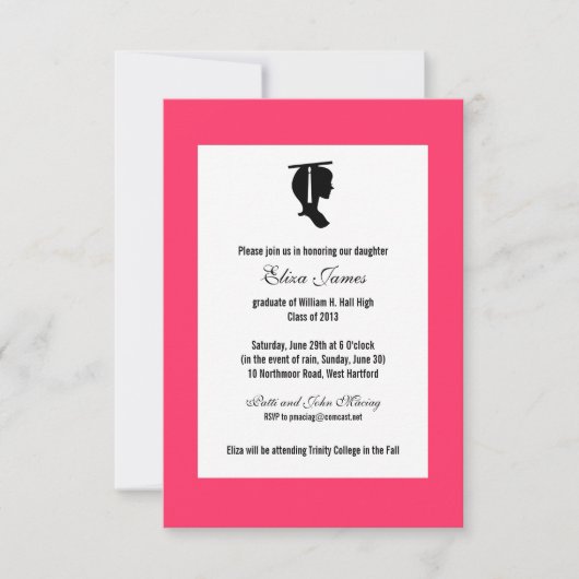 Afstudeeraankondigingen (voor Patti) Kaart (Voorkant)