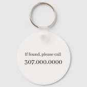 Afstudeerafsluiter uw schoolnaam sleutelhanger (Achterkant)