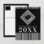 afstudeerbare medische graad jaar aankondigingskaart (Voorkant / Achterkant)