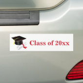 Afstudeerbumpersticker Bumpersticker (Op auto)