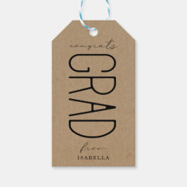 Afstudeercadeau bedankje label cadeaulabel