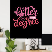 Afstudeercadeau | Eén Graad Hoger Poster (Thuiskantoor)
