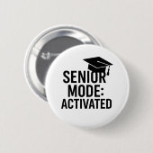 Afstudeercap quote grappig ronde button 5,7 cm (Voorkant /achterkant)