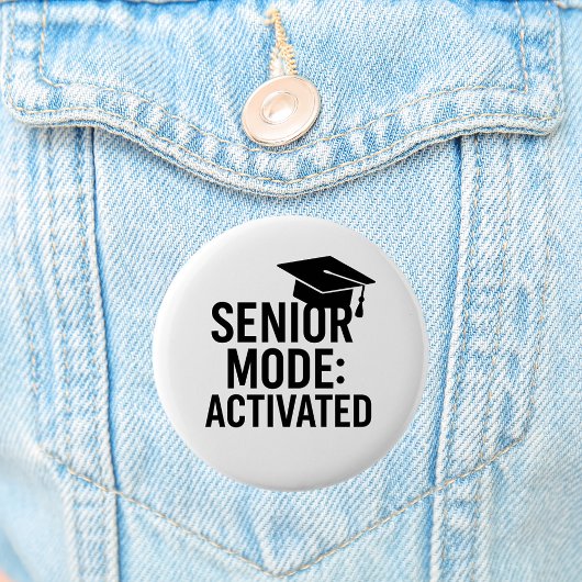 Afstudeercap quote grappig ronde button 5,7 cm