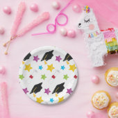 Afstudeercap thema papieren bordje (Feest)