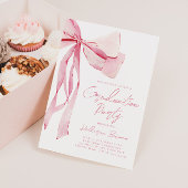 Afstudeerceremonie met Roze Lint  Kaart