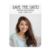 Afstudeerceremonie Save the Date Vierkante Foto